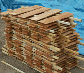 Bandsaw Cut Shakes